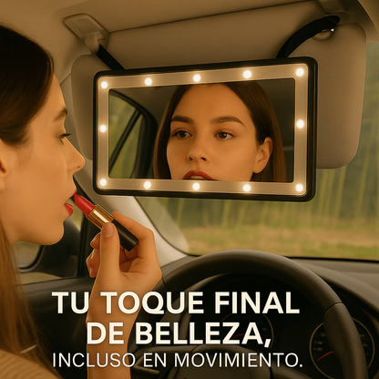 CarGlam™ - Espejo LED con Luz para Auto